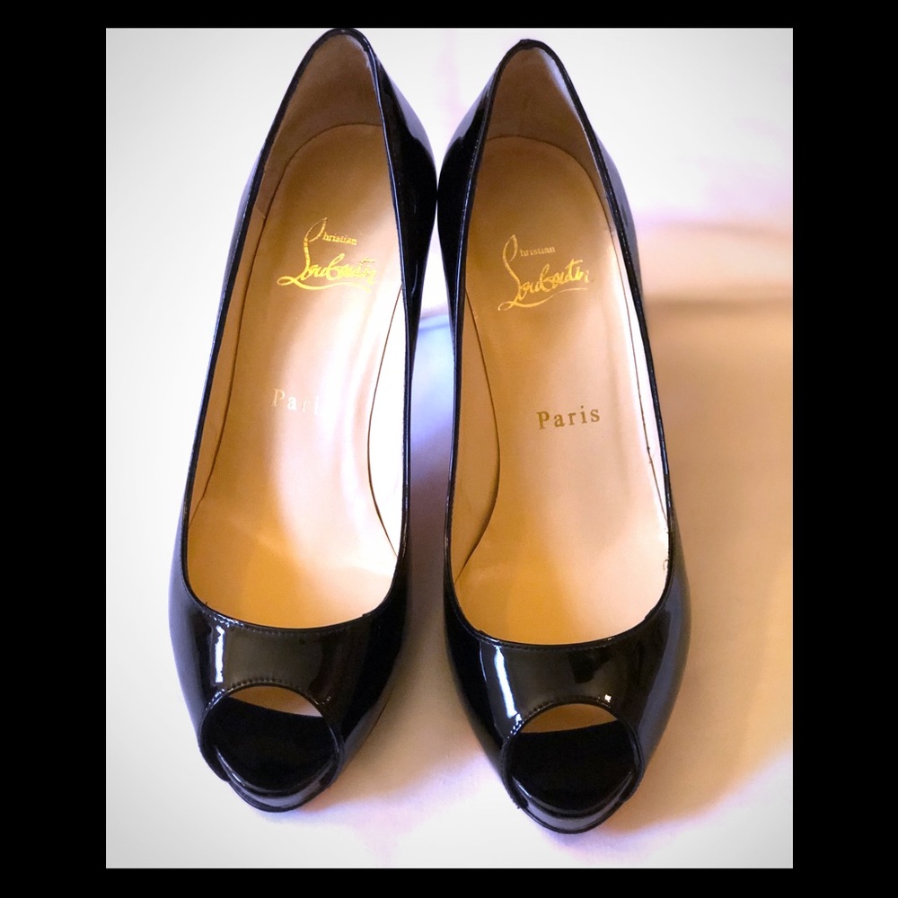 Christian Louboutin No Matter Black Patent